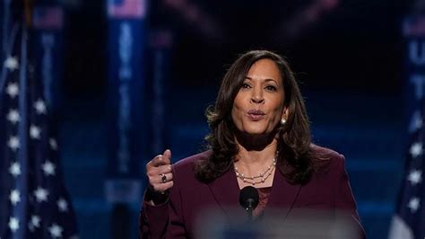 Kamala Harris Accepts Democratic Partys Nomination For Us Vice President