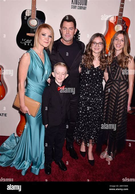 HOLLYWOOD, CA - MARCH 07: Adrienne Camp, Jeremy Camp and family attend ...