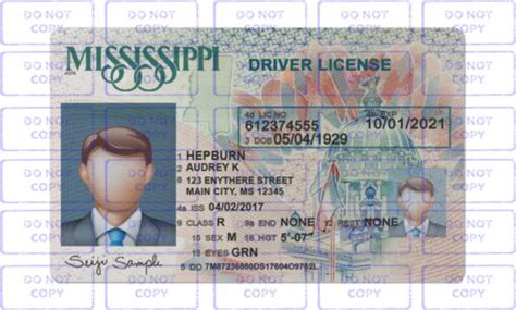 Best Mississippi Driver License Template Psd Edit Ssc