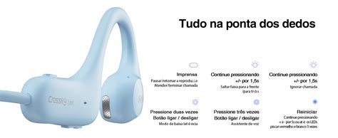 Fone De Ouvido Bluetooth Qcy Crossky Link Fone Sem Fio Abertos Leves