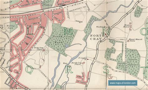 Map Of Bexley London