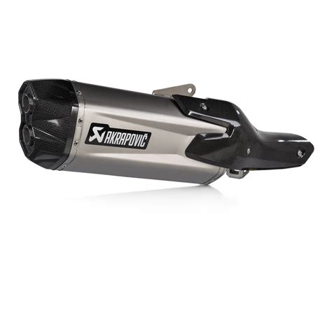 Akrapovic Honda Nt Titanium Homologated Muffler Silver Motardinn