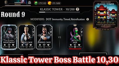 Klassic Tower Boss Battle 10 And 20 Fight Reward Mk Mobile 2024 Youtube