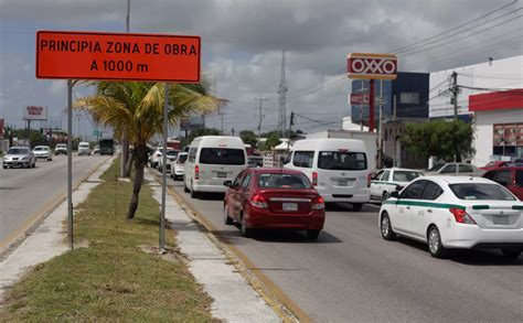 Canc N Tr Fico Y Paciencia En El Primer D A De Obras En El Bulevar Colosio