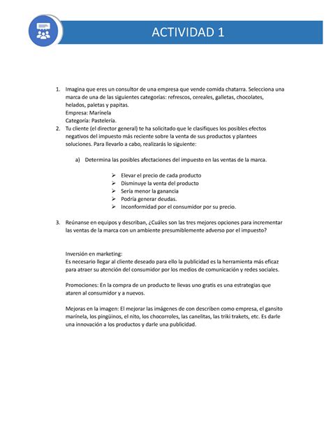 Evidencia 1 - ejercicio1 - Imagina que eres un consultor de una empresa