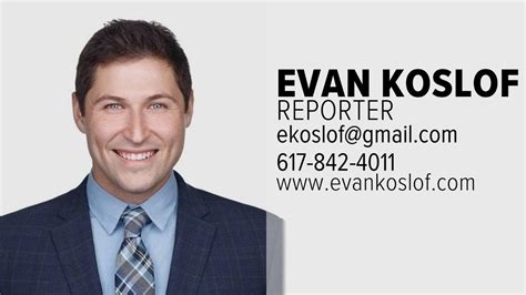 Evan Koslof Political Reel Youtube