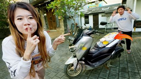 Prank Lempar Telur Di Motor Julio Dia Kaget Sampai Muntah Muntah