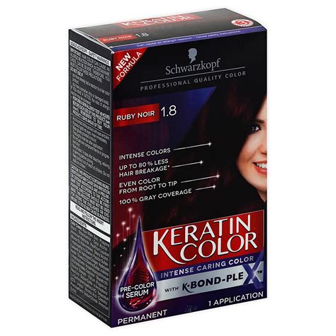 Schwarzkopf Schwarkopf Keratin Color In Ruby Noir 1.8 - Reviews ...