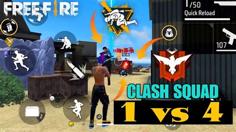 Cs Ranked Full Gameplay Grandmaster Lobby Free Fire Clash Squad 1