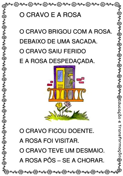 O Cravo E A Rosa E Religioso E Alfabetiza O B