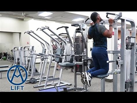 Assisted Pull Up Chin Up Dip Machine Tutorial Youtube