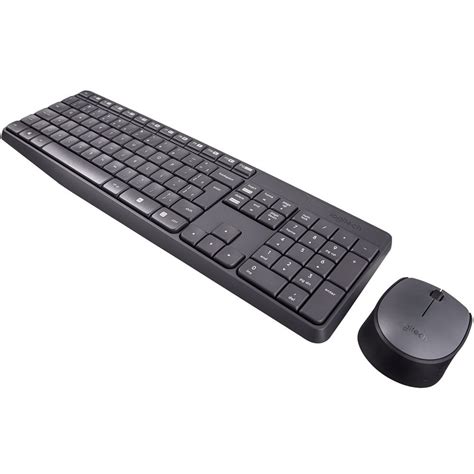 Kit Teclado Mouse Logitech Mk S Fio Preto R