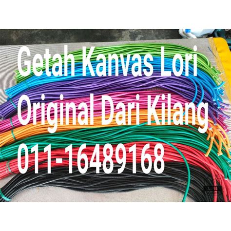 Tali Getah Kanvas Lori Kaki Panjang Harga Setiap Utas Tali Pcs