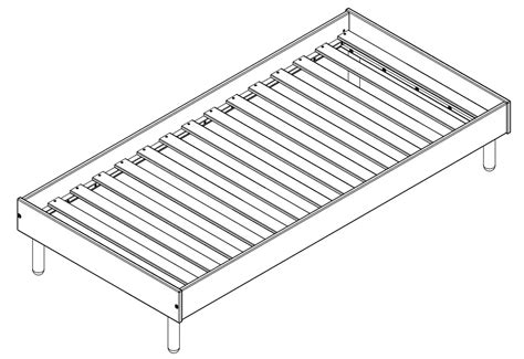 Habitat 4746841 Eden Single Platform Bed Frame Instruction Manual