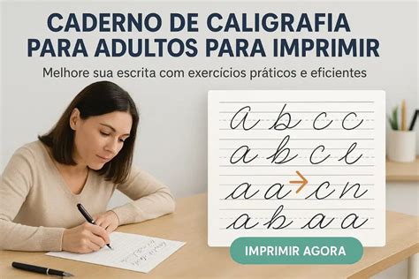 Exercícios De Caligrafia Para Adultos