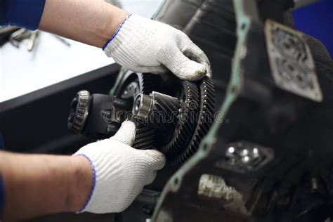 Auto Getriebe Reparaturkfz Reparatur Werkstatt Garagenmechaniker