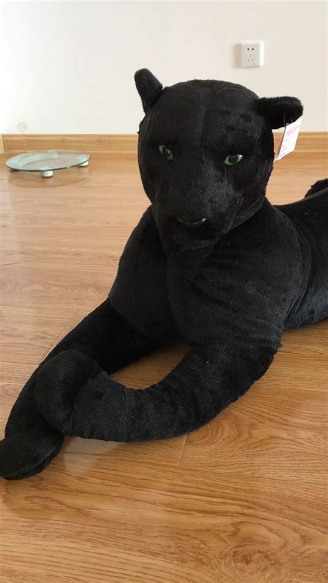 Realistic Plush Black Panther Toy Stuffed Black Panther Plush Toy Buy