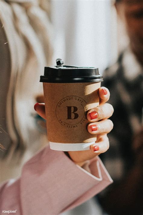 Female Hand Holding A Coffee Cup Mockup Premium Image By Rawpixel