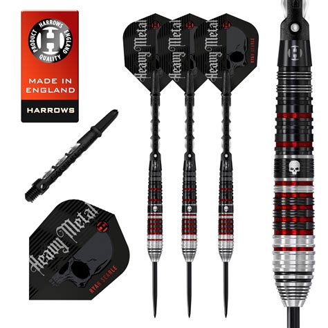 Harrows Ryan Searle Heavy Metal Series 2 Player Darts Set I ...