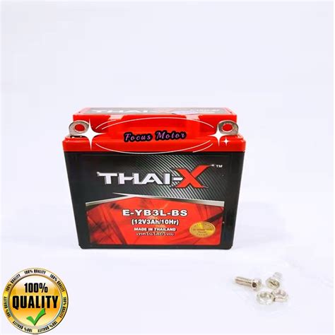 Thai X Battery Bateri Batteri Motorsikal Ytz S Yb L Bs Yt B Ytz S Ytx L