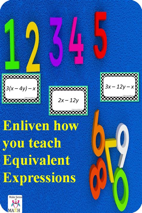 Practice Combining Like Terms With These Equivalent Expressions Task Cards These  Pre