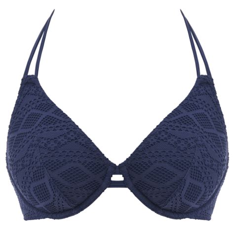 Freya Swim Sundance Neckholder Bikini Oberteil Denim Annadiva