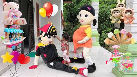 Drama Badut Lucu Squid Game Dan Boboiboy Sakit Perut Buncit Masuk Angin