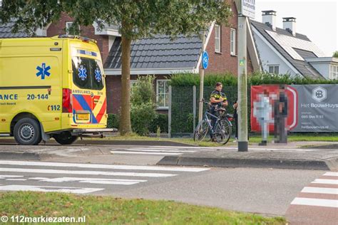 Botsing Tussen Automobilist En Fietser Op Rotonde In Halsteren