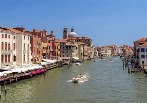 Premium Photo | Venice architecture of venice along grand canal