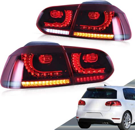 Amazon VLAND Led Tail Lights Compatible With Golf 6 MK6 2010 2010