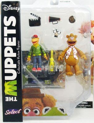 The Muppet Show Fozzie Scooter Diamond Select Deluxe Action Figure