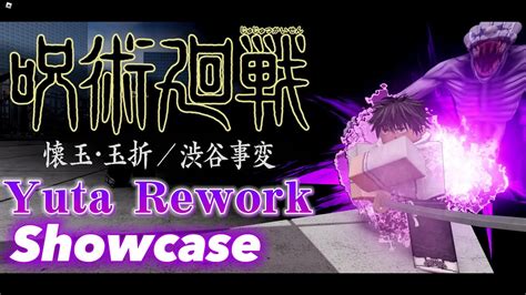 [rework] Yuta Showcase And Vs Geto Toji Pvp Sorcerer Battlegrounds Jujutsu Kaisen Roblox Youtube