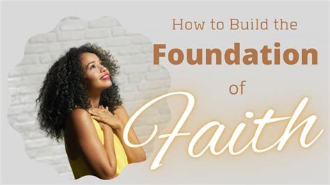 Building Your Foundation Of Faith A Guide Christian Lifestyle Youtube