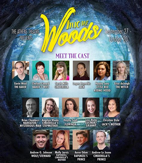 Into the Woods Cast announcement final - Athens Theatre | Deland, Florida