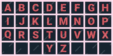 premium vector    letter design english alphabet illustrated