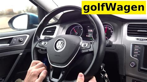 VW Golf 7 Cruise Control Quick Guide YouTube