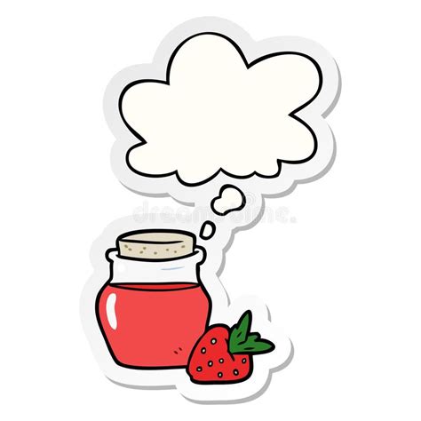 Sticker Jam Jar Cartoon Stock Illustrations 365 Sticker Jam Jar