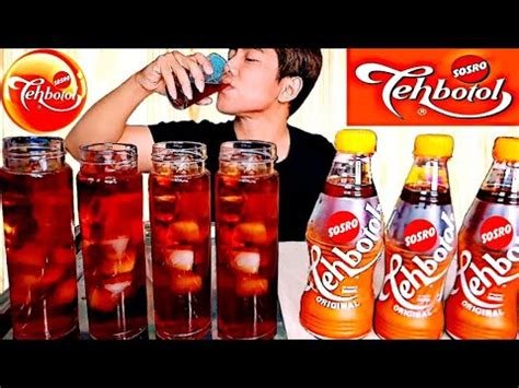 Mukbang Minuman Segar Dingin Asmr Teh Botol Asmr Minuman Segar Dingin