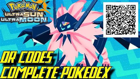 Tous Les Qr Codes Pok Dex Complet Pok Mon Ultra Soleil Ultra Lune