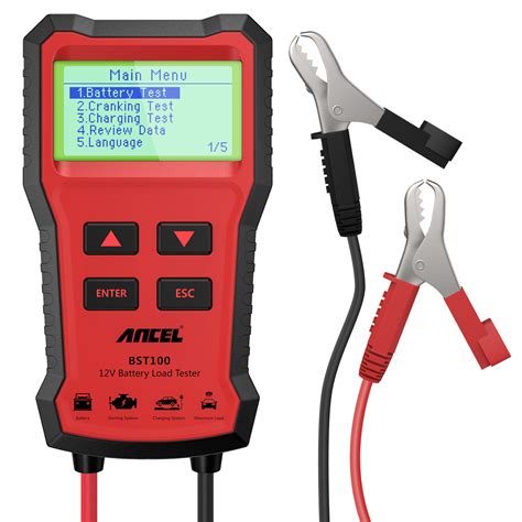 Ancel Bst Car Battery Tester V Ah Analyzer Cranking Charging