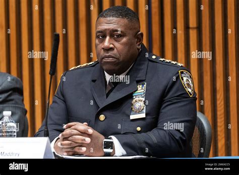 New York Usa 05th Jan 2023 Nypd Chief Of Department Jeffrey Maddrey