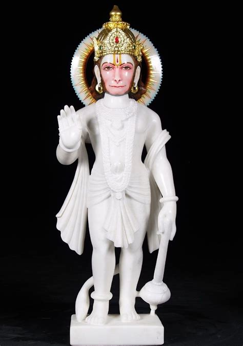 White Hanuman Ji Marble Statue For Worship At Rs 120000 In Jaipur ID