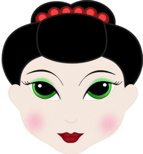 Geisha Cliparts Elegant Graphics Depicting Traditional Japanese Culture