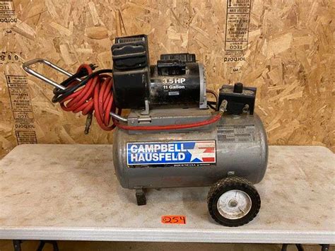 Campbell Hausfeld Gallon Hp Air Compressor Meagher Auctioneers