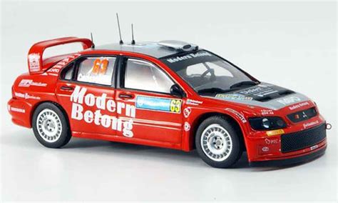 Miniature Mitsubishi Lancer Evolution IX 1 18 Autoart Evolution IX Wrc