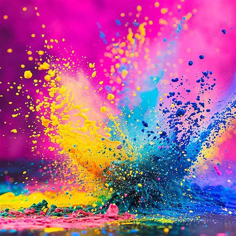 The Beautiful Holi Festival Of Colors Splash Background Holi Colourful Day Celebration