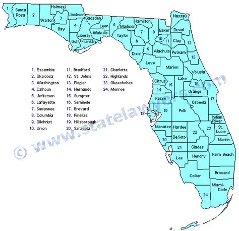 Florida Lawyer - Attorney Directory - Florida Counties