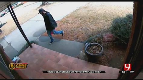 Police Searching For Porch Pirate Who Hit Nw Okc Home