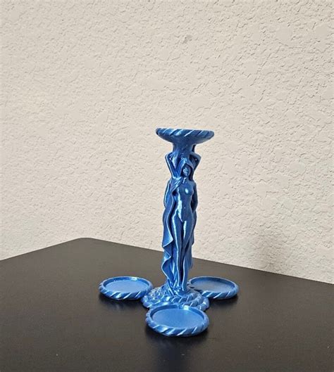 Beautiful Tea Light Candle With Nude Women Displayed Etsy