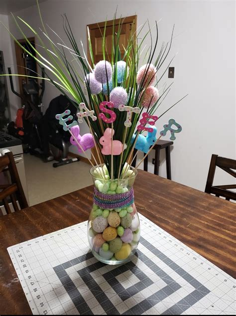 Diy Easter Centerpiece Easter Diy Diy Easter Decorations Spring